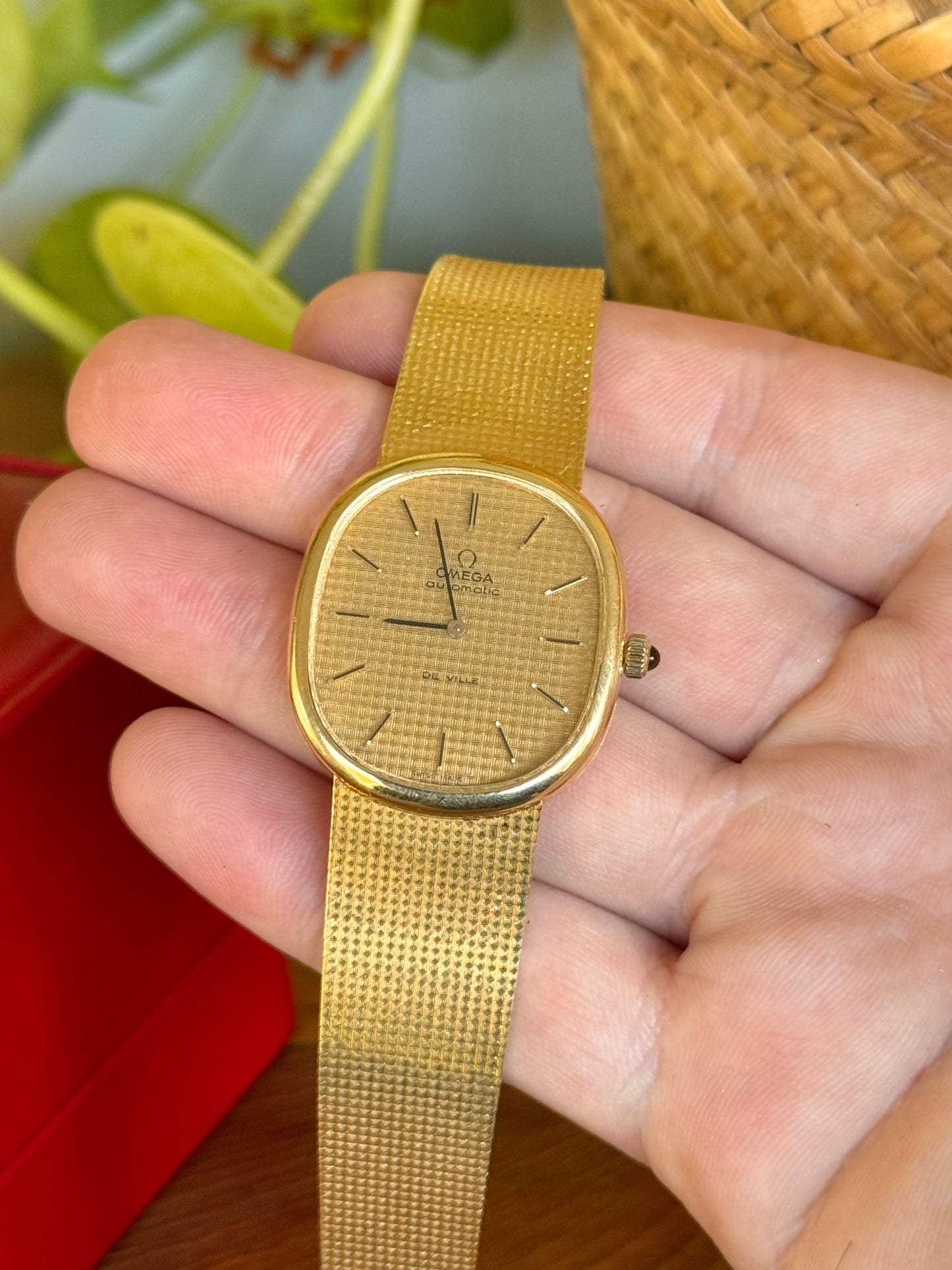 Omega De Ville | Solid 18ct Gold watch and band, vintage 1970’s