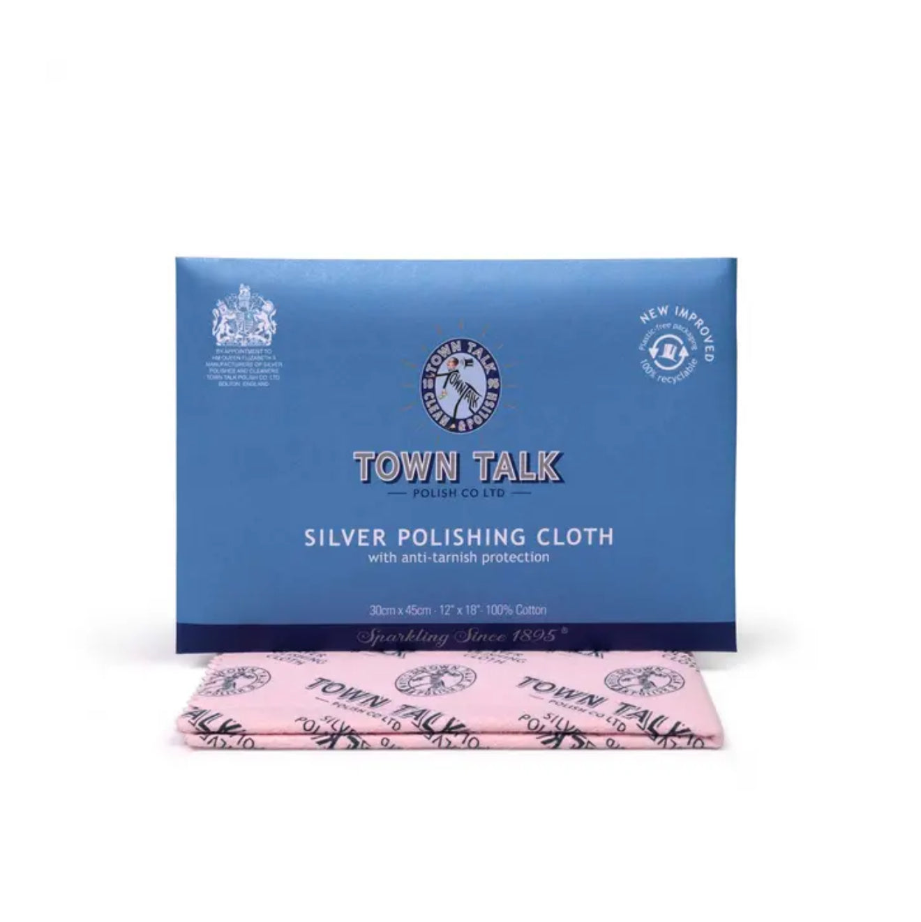 Town Talk Silver Polishing Cloth | Large 30 x 45 CM