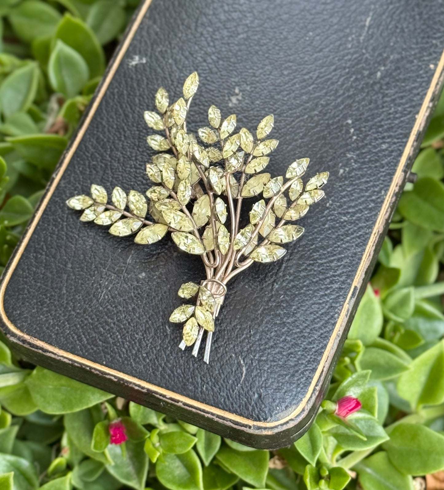 Fern Spray brooch by Donald Simpson for Jewelcrest