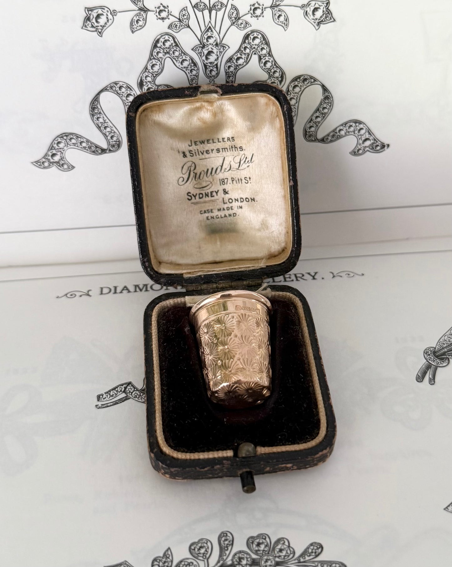 Antique Sewing Thimble | Solid 9ct Gold