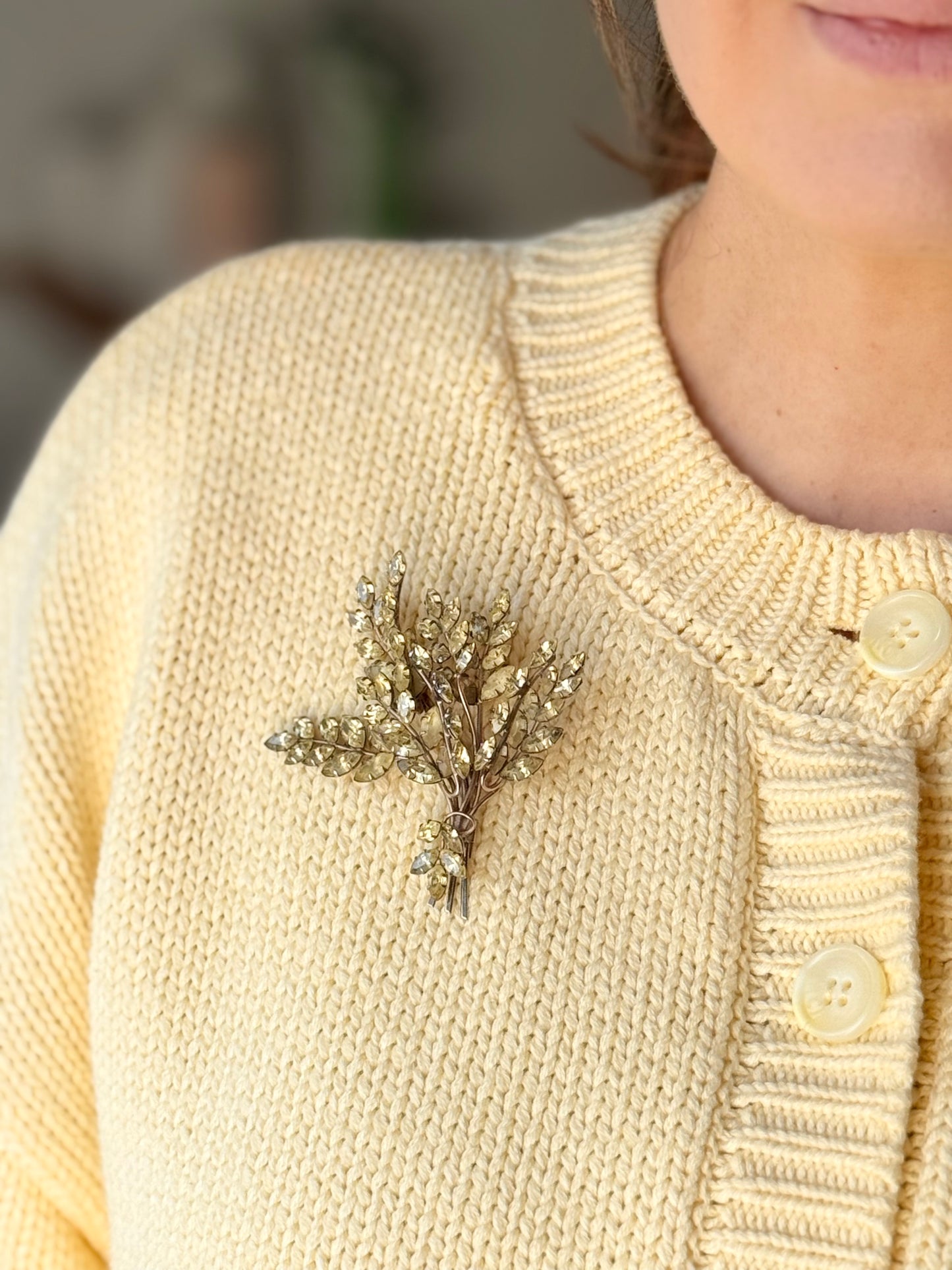 Fern Spray brooch by Donald Simpson for Jewelcrest