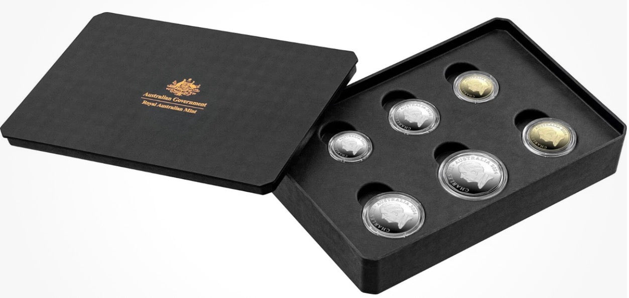 2024 Six Coin Proof Set – His Majesty King Charles III | Royal Australian Mint