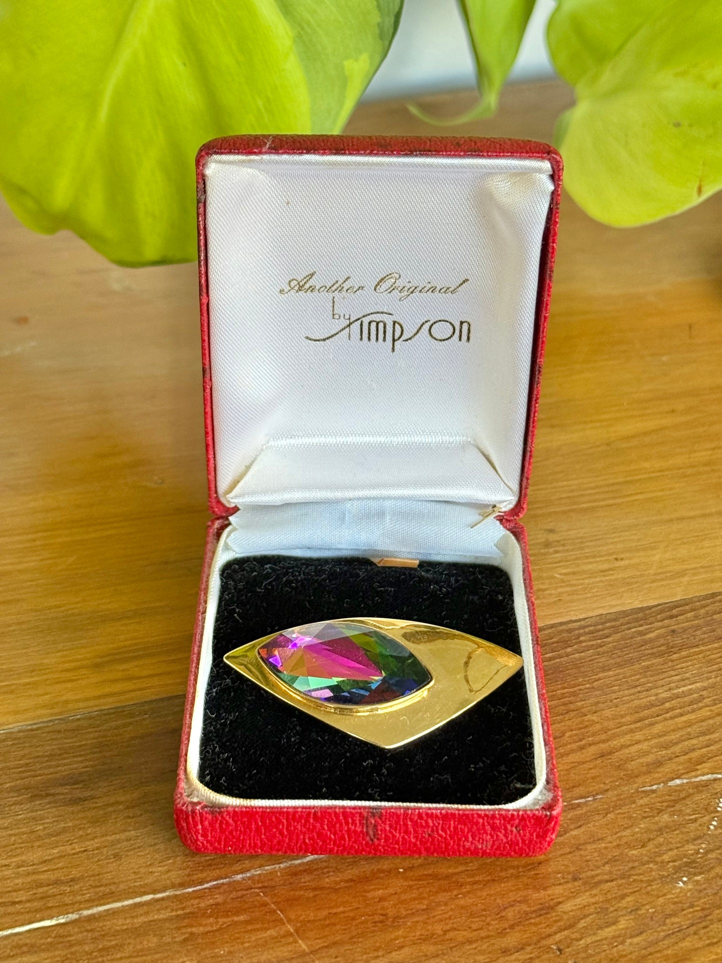 Donald Simpson Brooch | Mid-Century Australian Costume Jewellery in Original “Originals by Simpson” Box