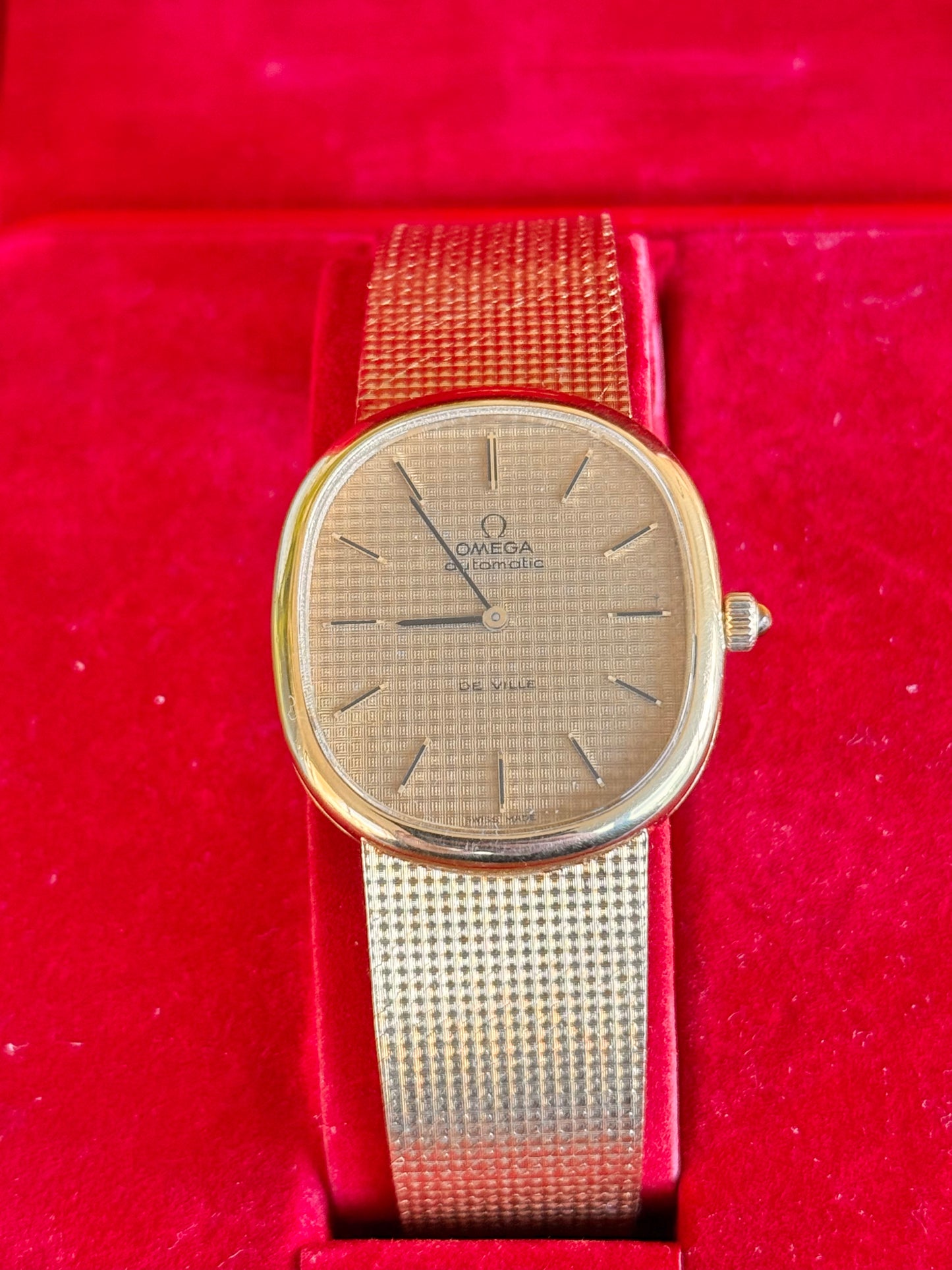 Omega De Ville | Solid 18ct Gold watch and band, vintage 1970’s