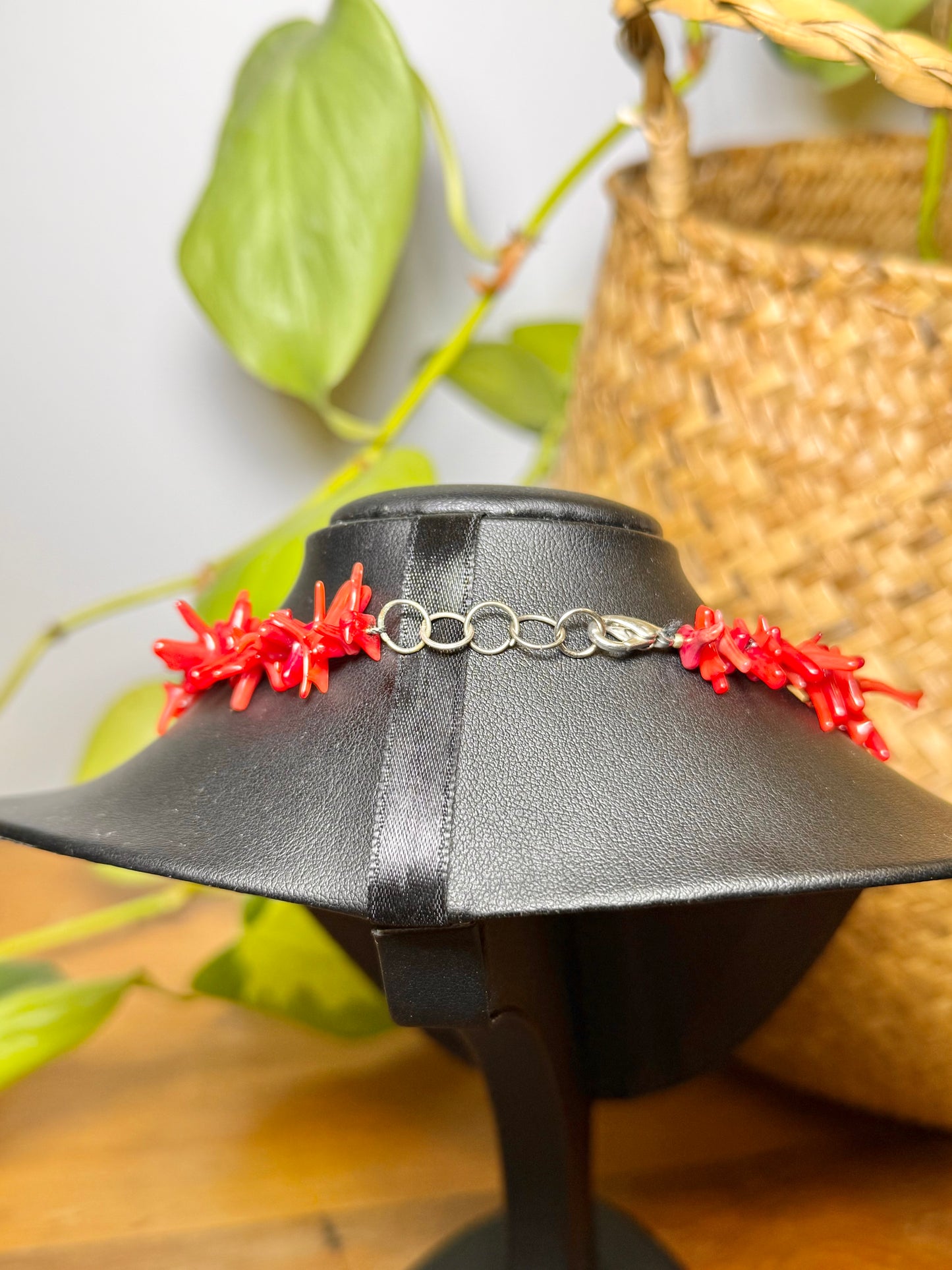 Branched Red Coral Necklace | Late 20th Century, Earthy Elegance