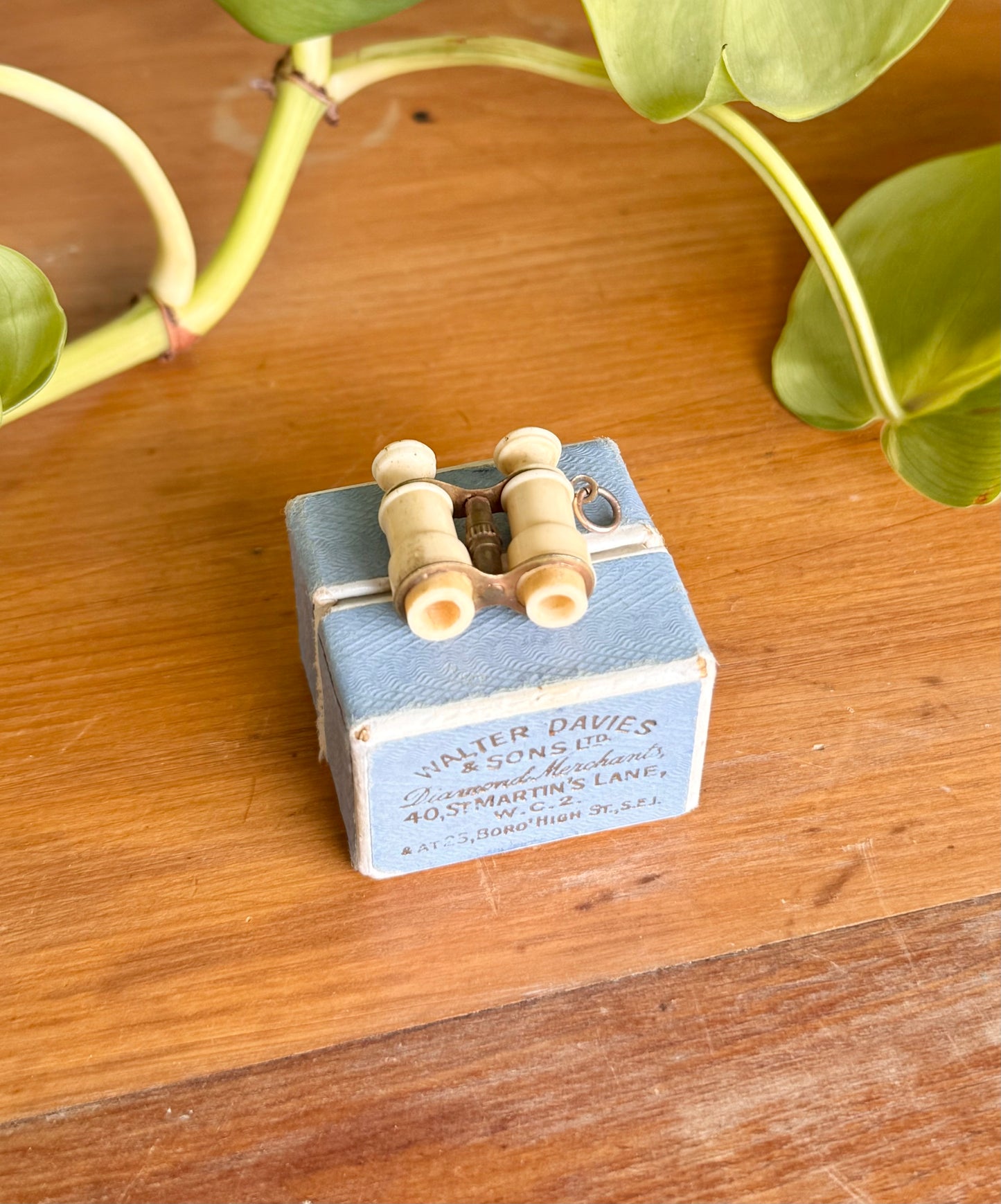 French Antique Stanhope Charm Binoculars – Place Vauban, Likely 1867 Paris Exposition Souvenir