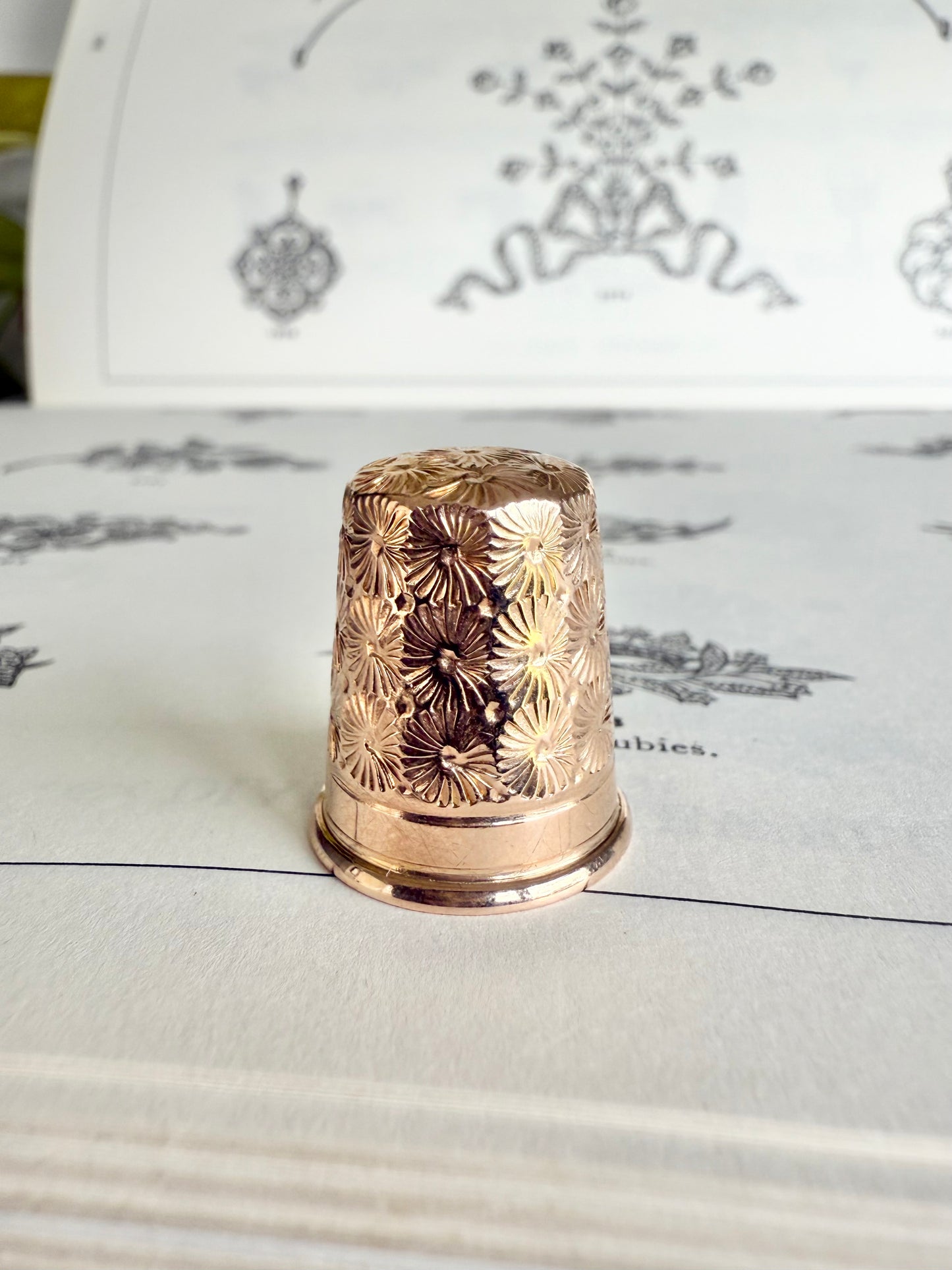 Antique Sewing Thimble | Solid 9ct Gold