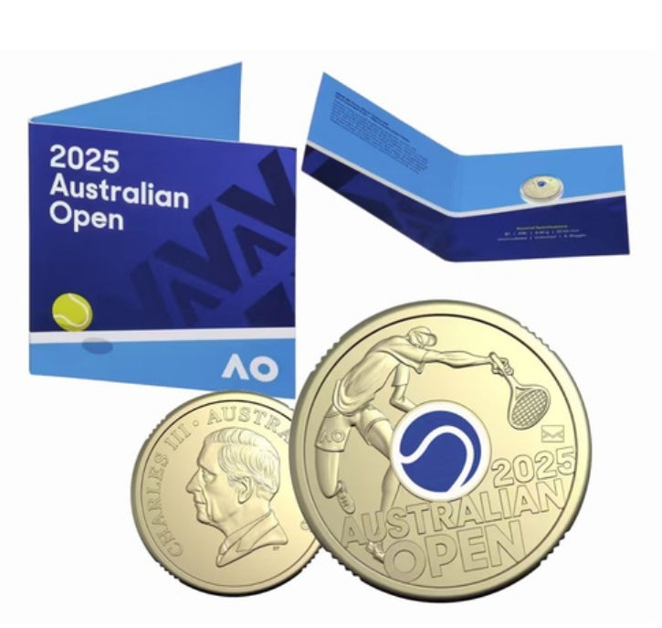 2025 Australian Open Men's $2 Envelope Privy Mark Coin – Sealed | Royal Australian Mint