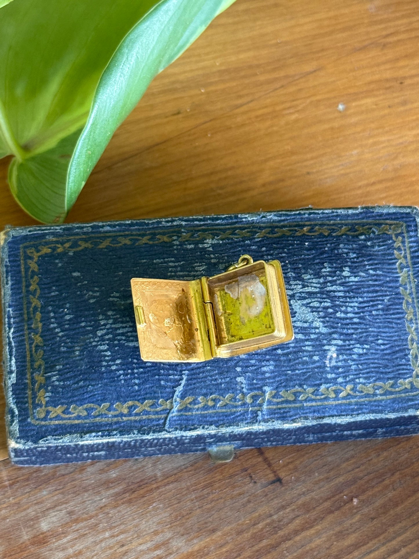 Vintage 9ct Gold Georg Jensen Bible Charm, Pendant | London Hallmark 1979