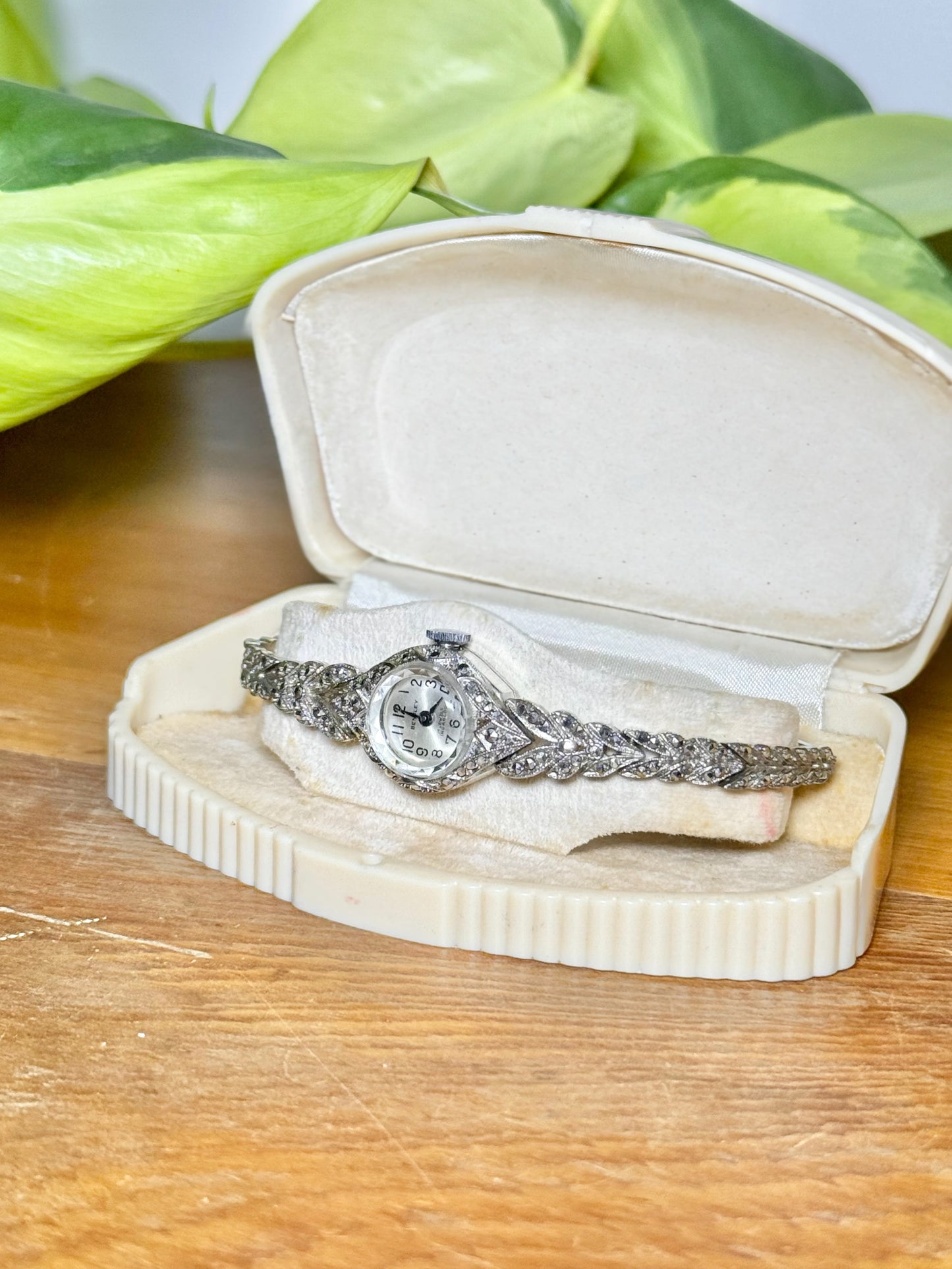 Bentley Swiss Marcasite Sterling Silver Cocktail Watch | Fantastic Condition