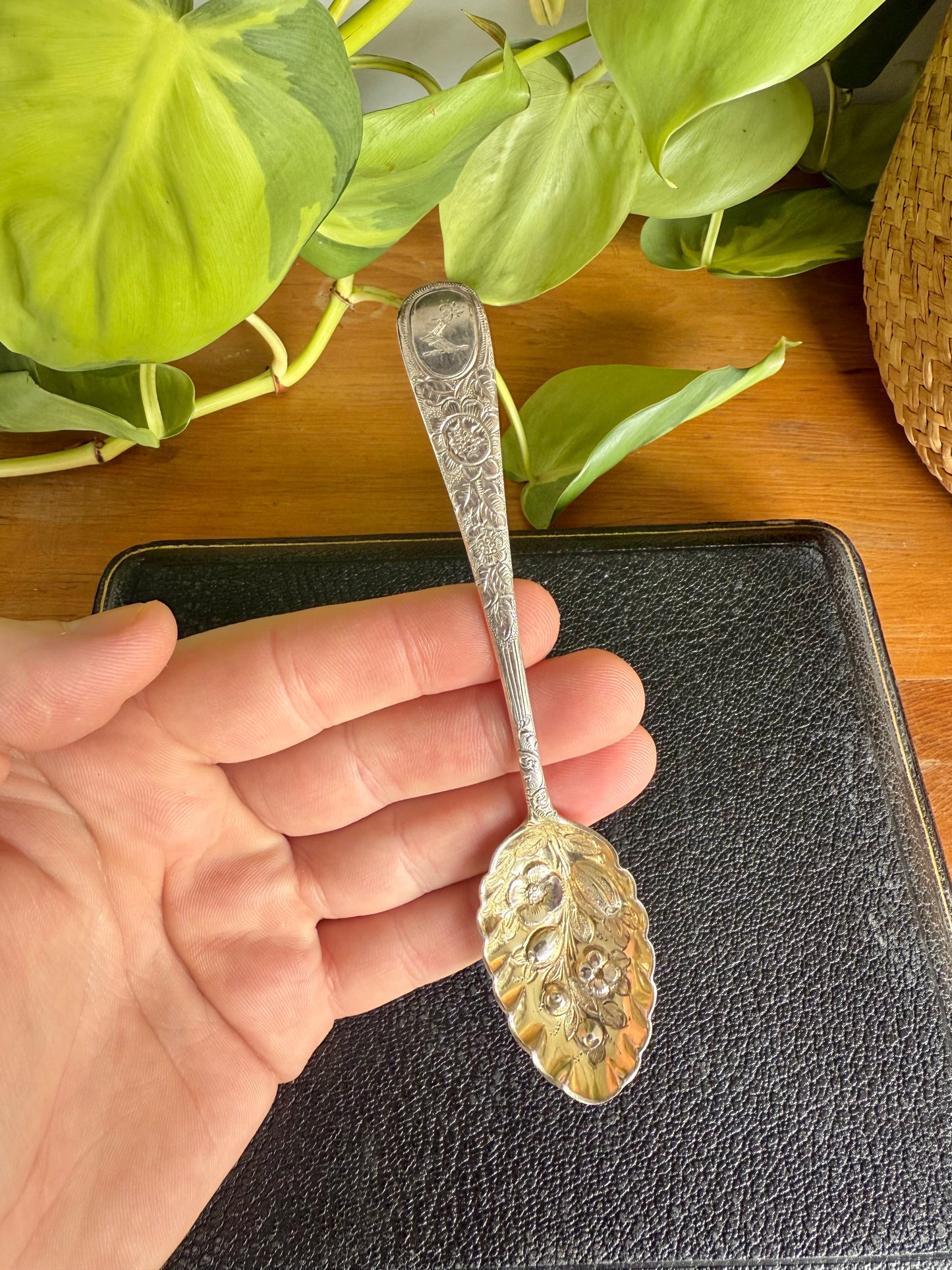 Hallmarked Sterling Silver Berry Tea Spoon Set | Exeter 1853