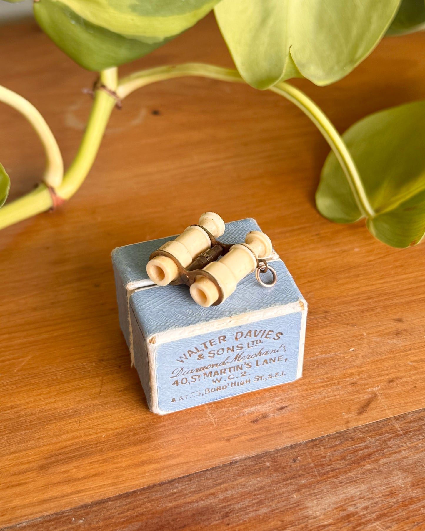 French Antique Stanhope Charm Binoculars – Place Vauban, Likely 1867 Paris Exposition Souvenir