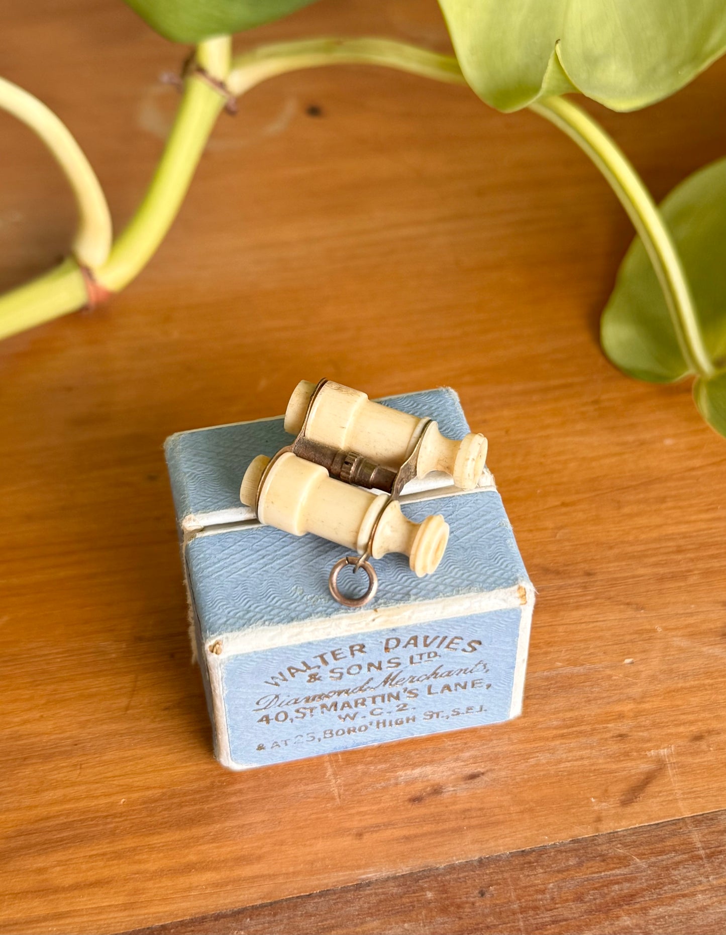 French Antique Stanhope Charm Binoculars – Place Vauban, Likely 1867 Paris Exposition Souvenir