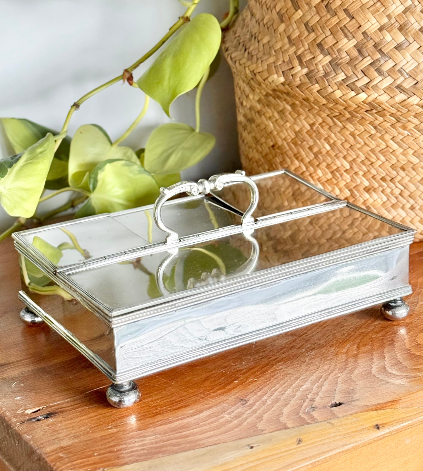 Sterling Silver Hallmarked Treasury Ink Stand | C. S. Harris & Sons Ltd, 1919