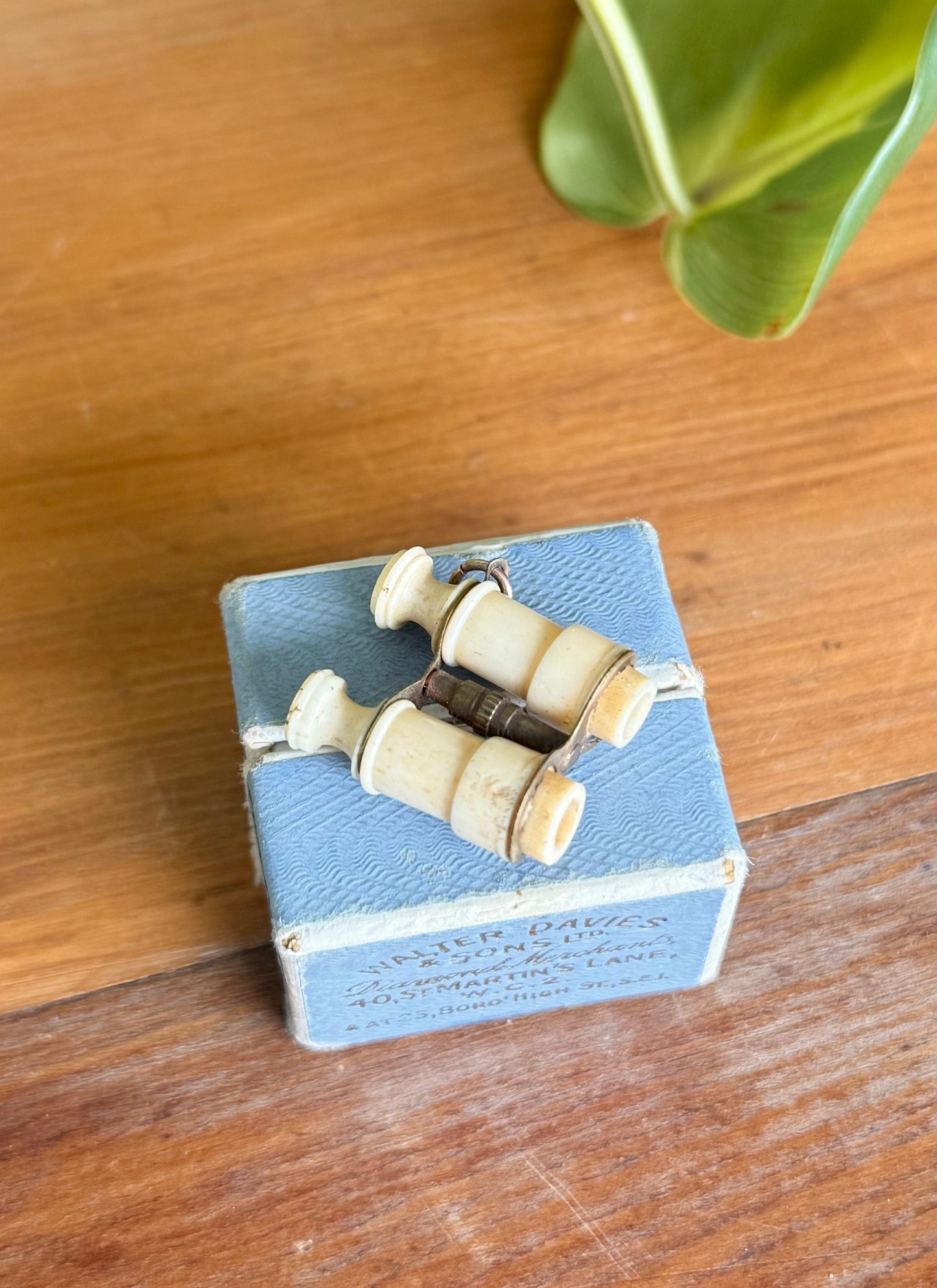French Antique Stanhope Charm Binoculars – Place Vauban, Likely 1867 Paris Exposition Souvenir