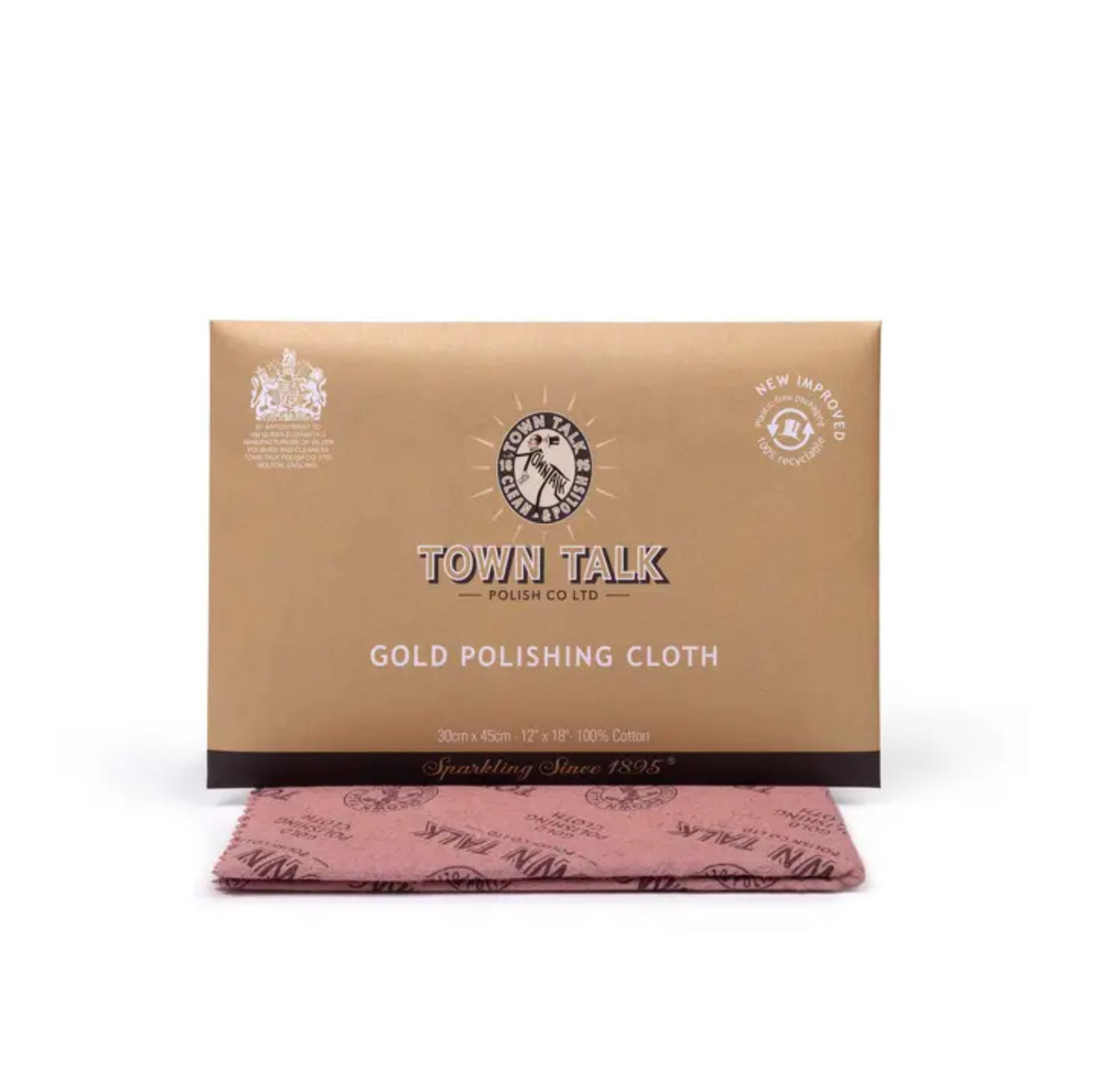 Town Talk Gold Polishing Cloth | Large 30 x 45 CM