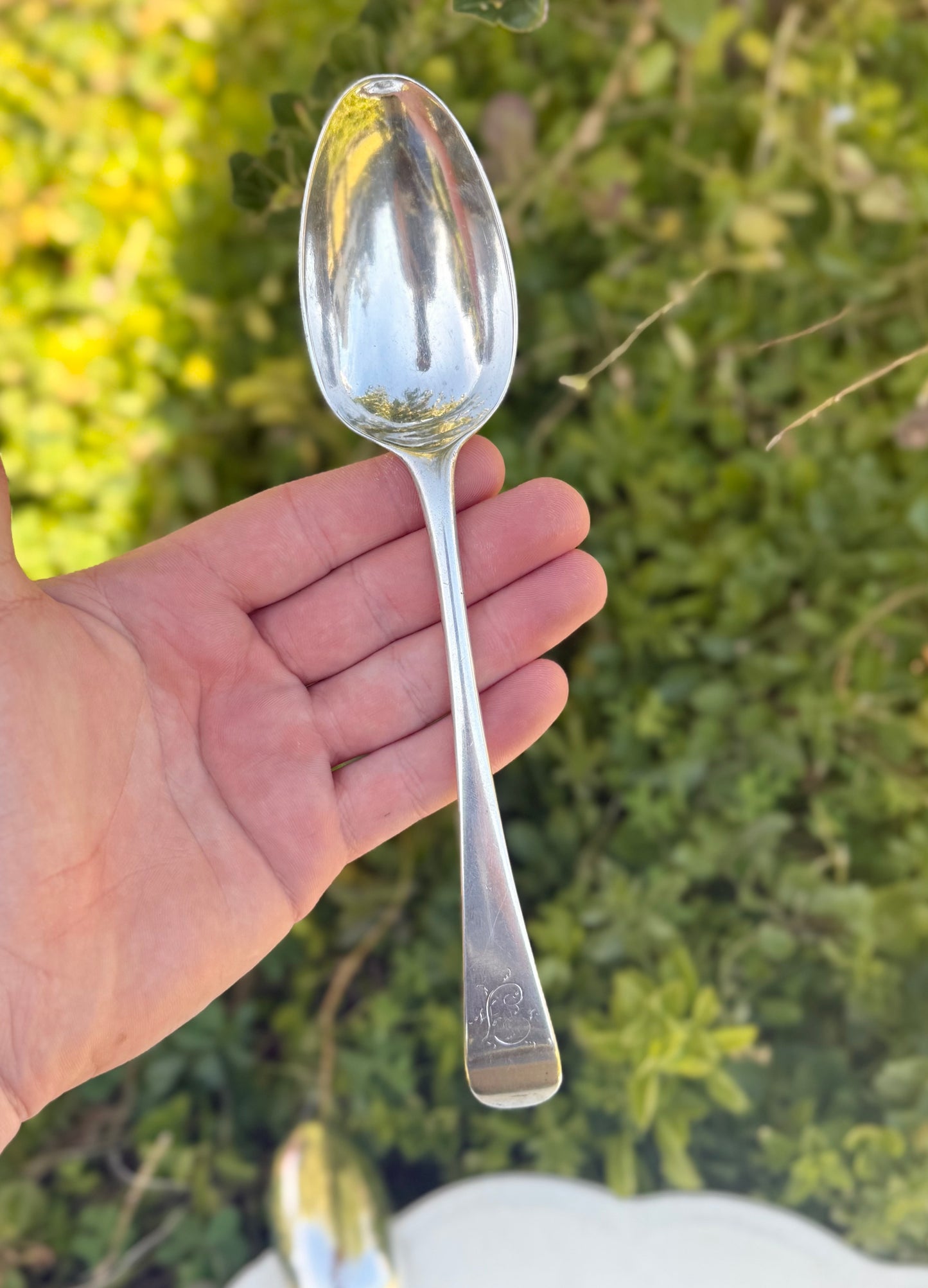 Hallmarked Sliver Serving Spoons | 1781 George Smith III London