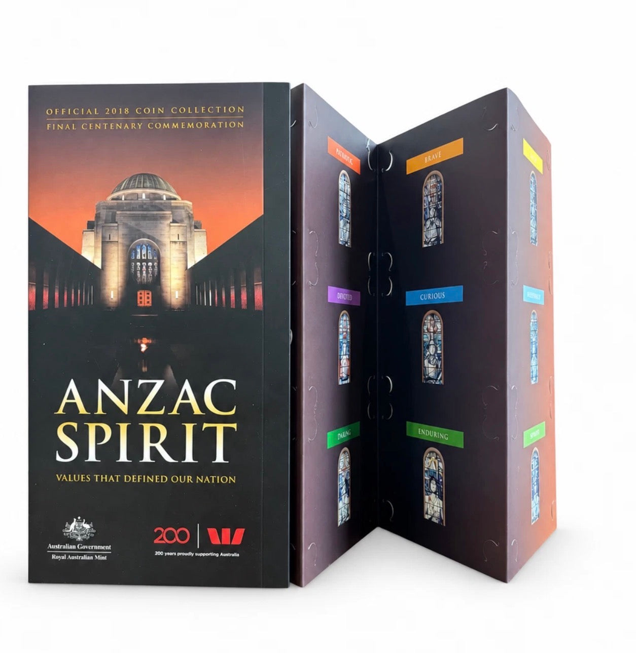 2018 Anzac Spirit Collector Album with United 50 Cent Coin