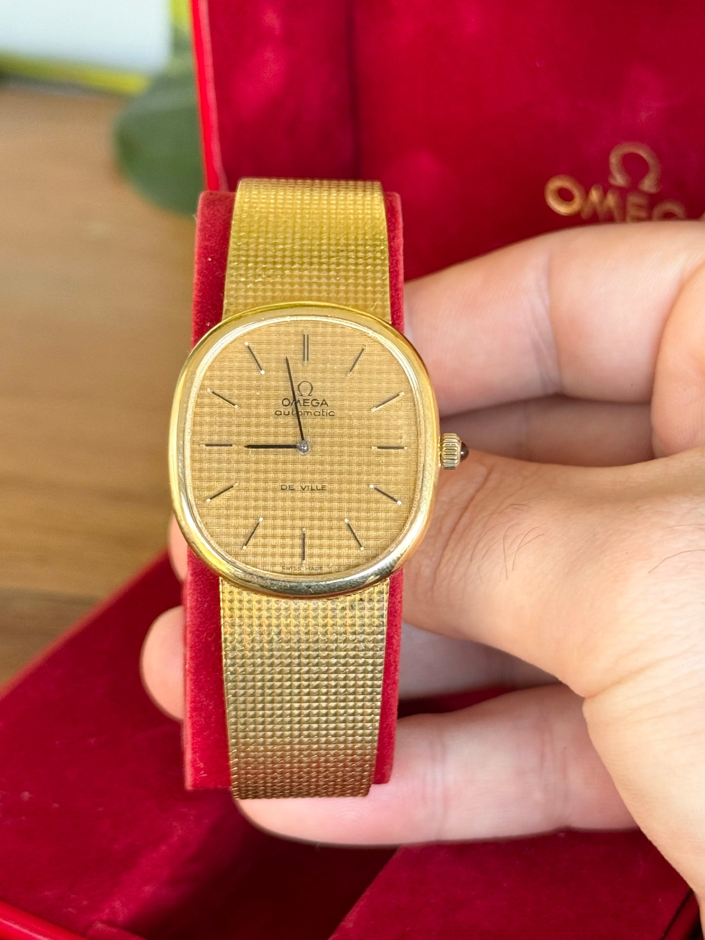 Omega De Ville | Solid 18ct Gold watch and band, vintage 1970’s
