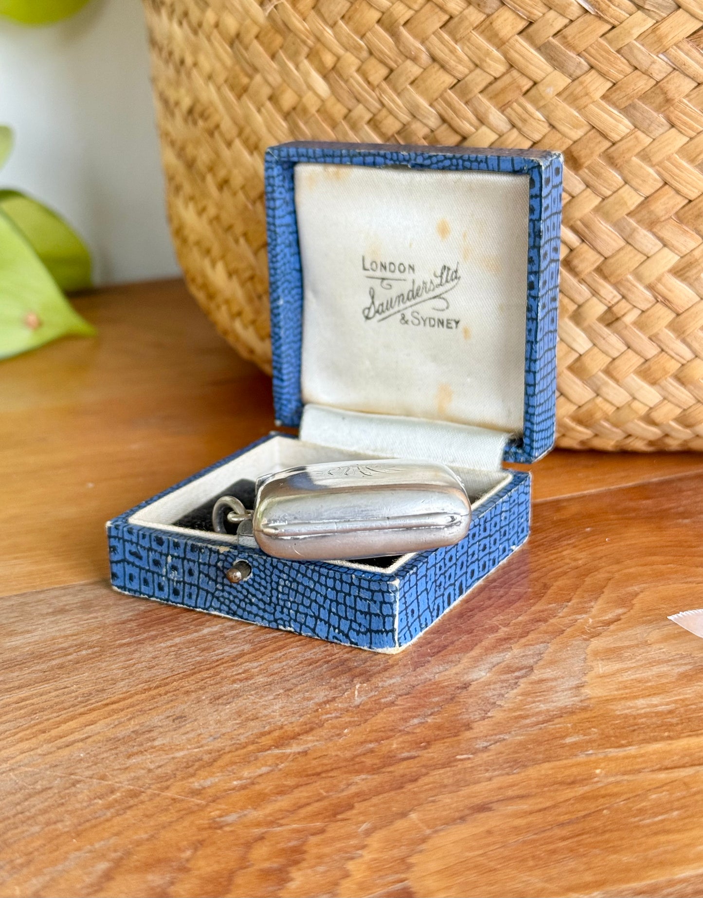 Edwardian Hallmarked Silver Hidden Photo Frame Vesta Case | Birmingham 1901