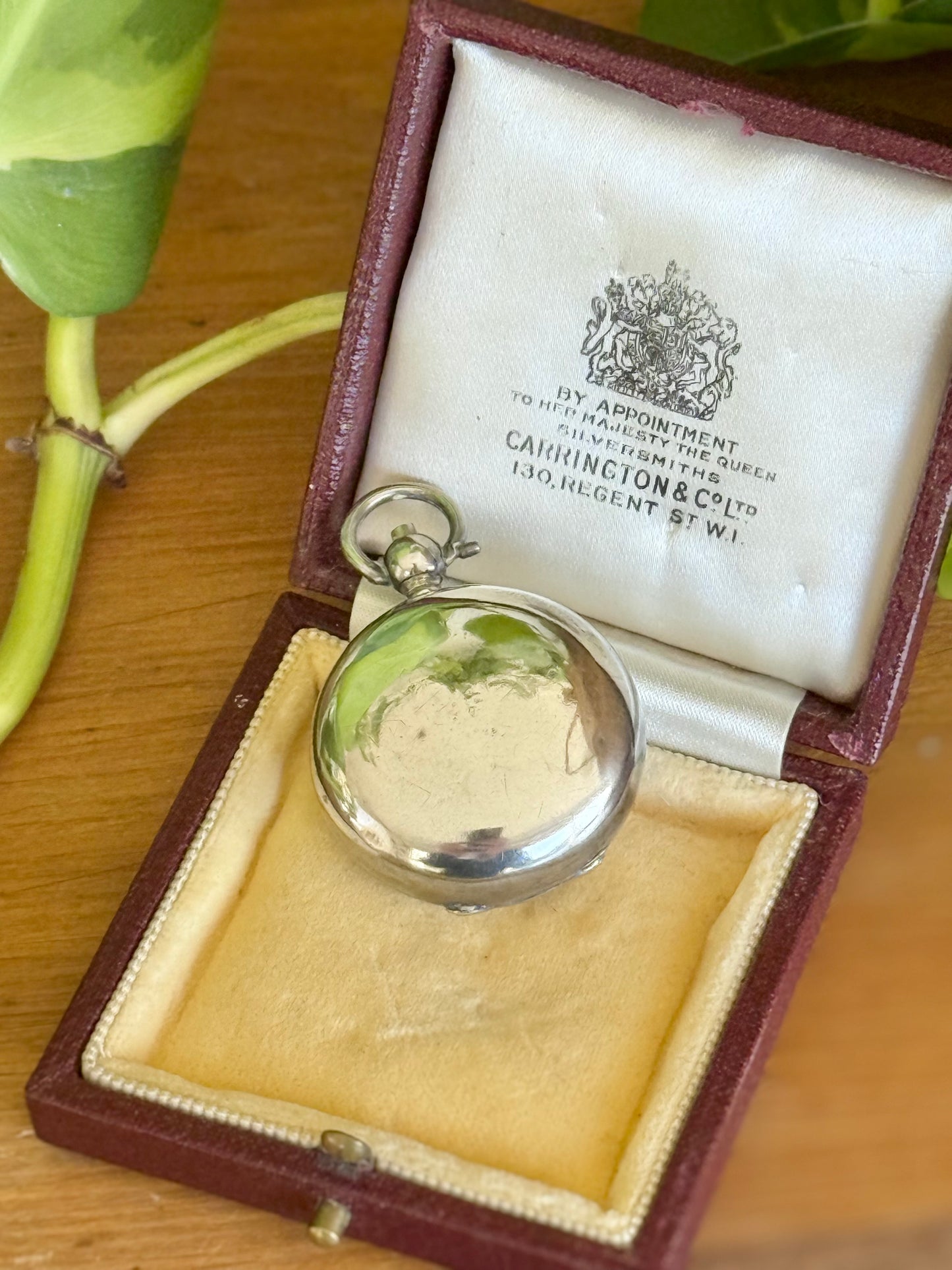 Hallmarked Silver Full Sovereign Case | Pendant Charm 1909 Birmingham