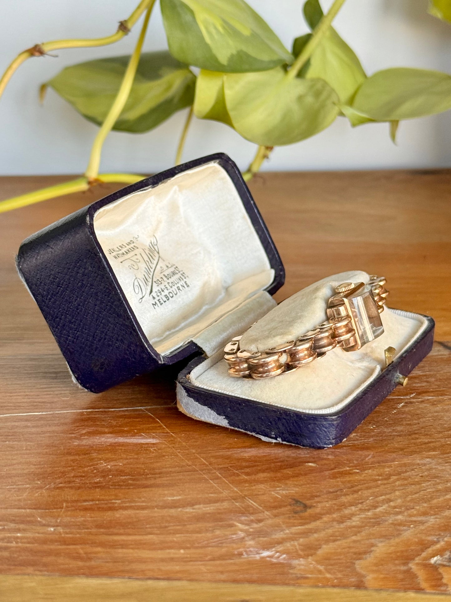9ct Gold Woman’s Watch & Bracelet | Dunklings Australia 1940’s