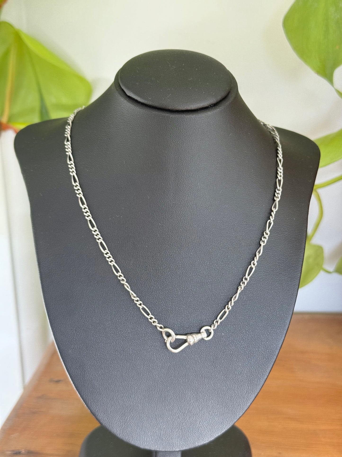 Vintage Fob | T-Bar Fine Necklace Sterling Sliver