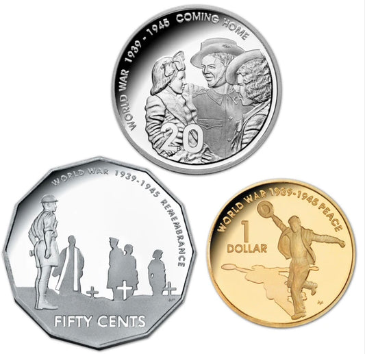 2005 Six Coin Proof Set – Peace, Coming Home & Remembrance | Royal Australian Mint