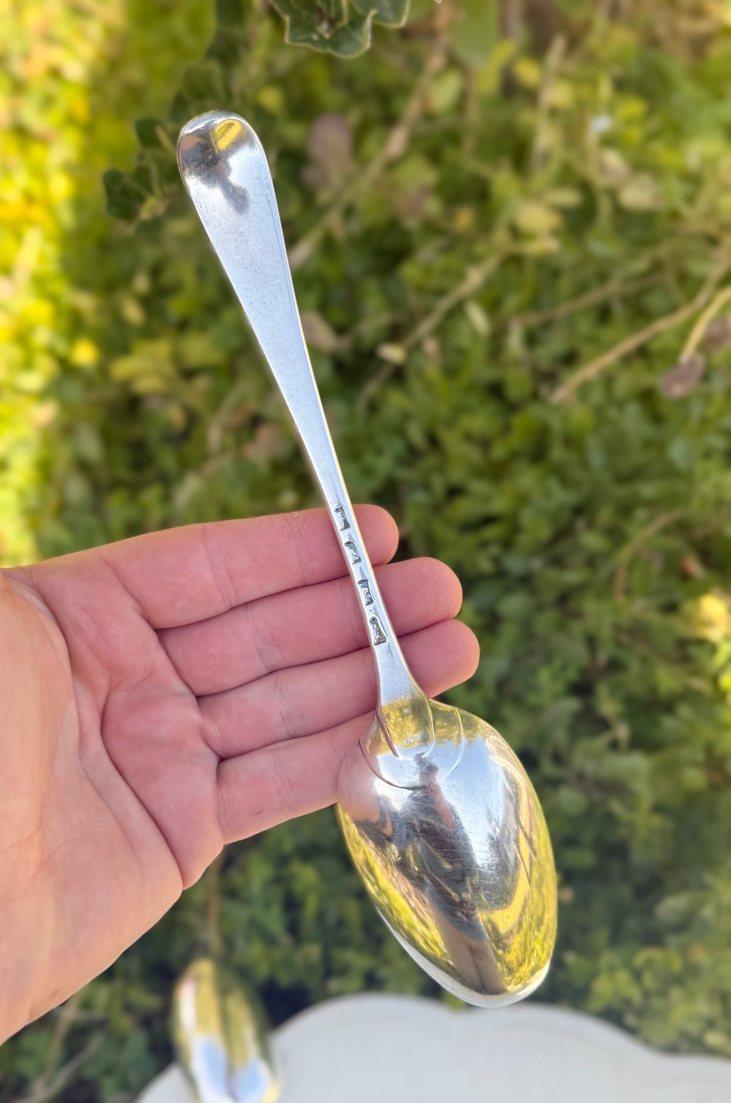 Hallmarked Sliver Serving Spoons | 1781 George Smith III London