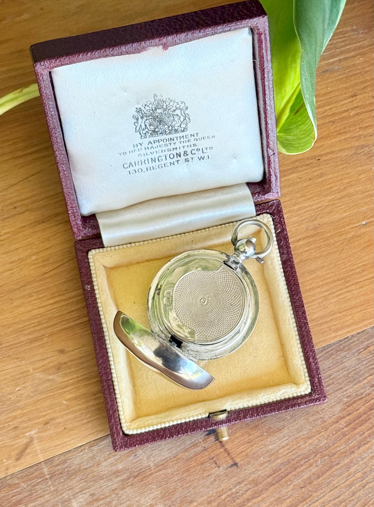 Hallmarked Silver Full Sovereign Case | Pendant Charm 1909 Birmingham