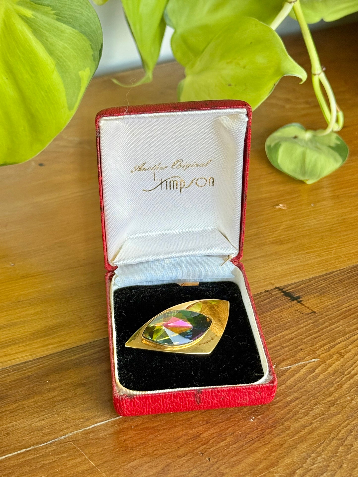 Donald Simpson Brooch | Mid-Century Australian Costume Jewellery in Original “Originals by Simpson” Box