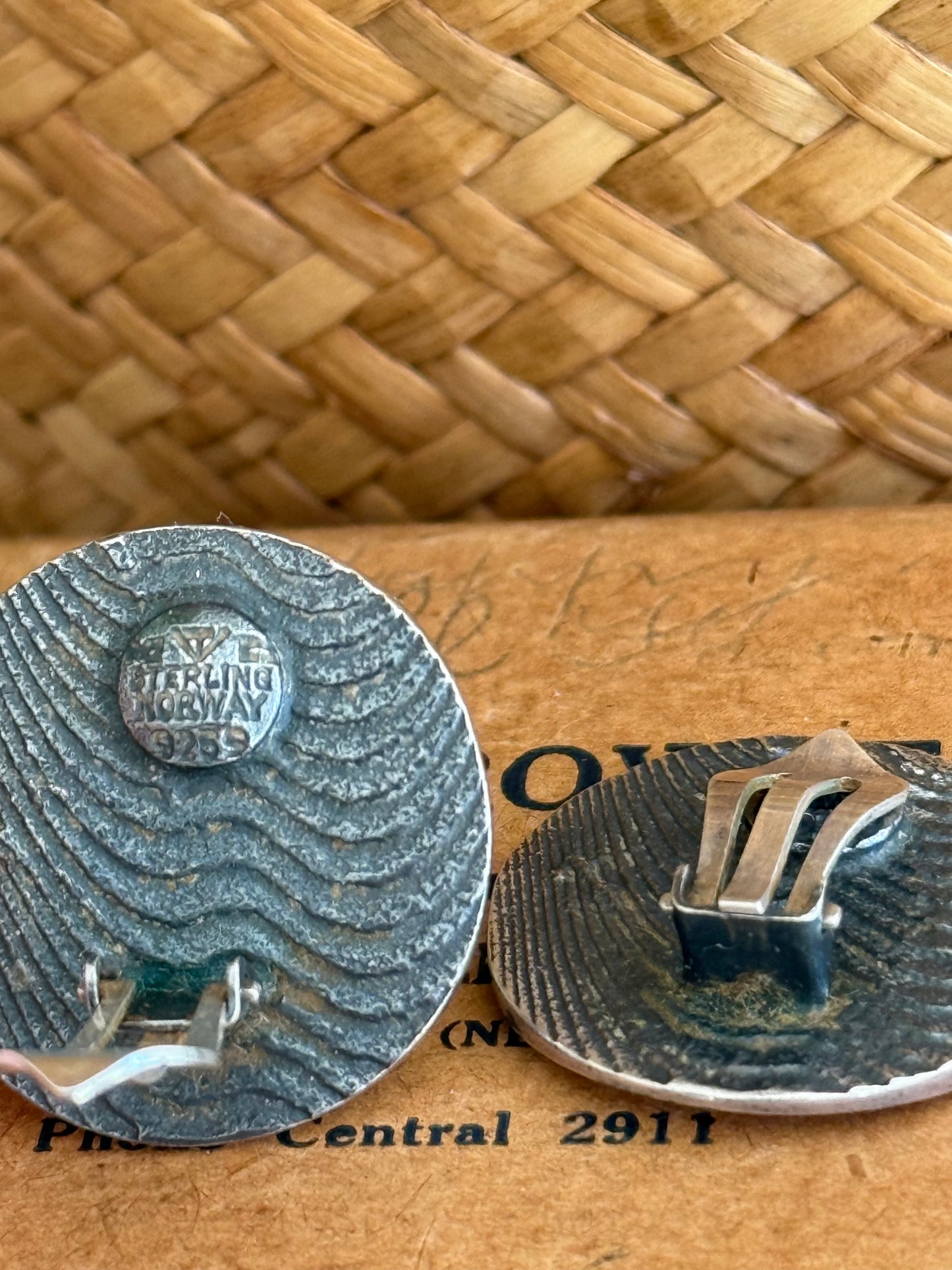 Mid-century clip on earrings - Tone Vigeland | Norway