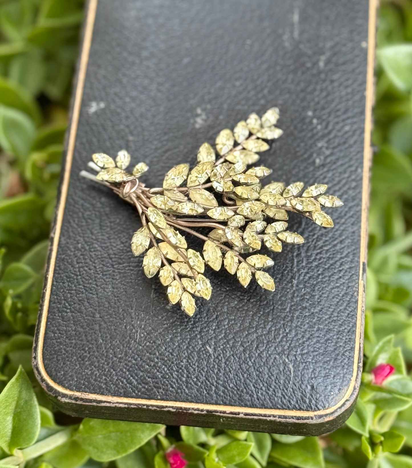 Fern Spray brooch by Donald Simpson for Jewelcrest