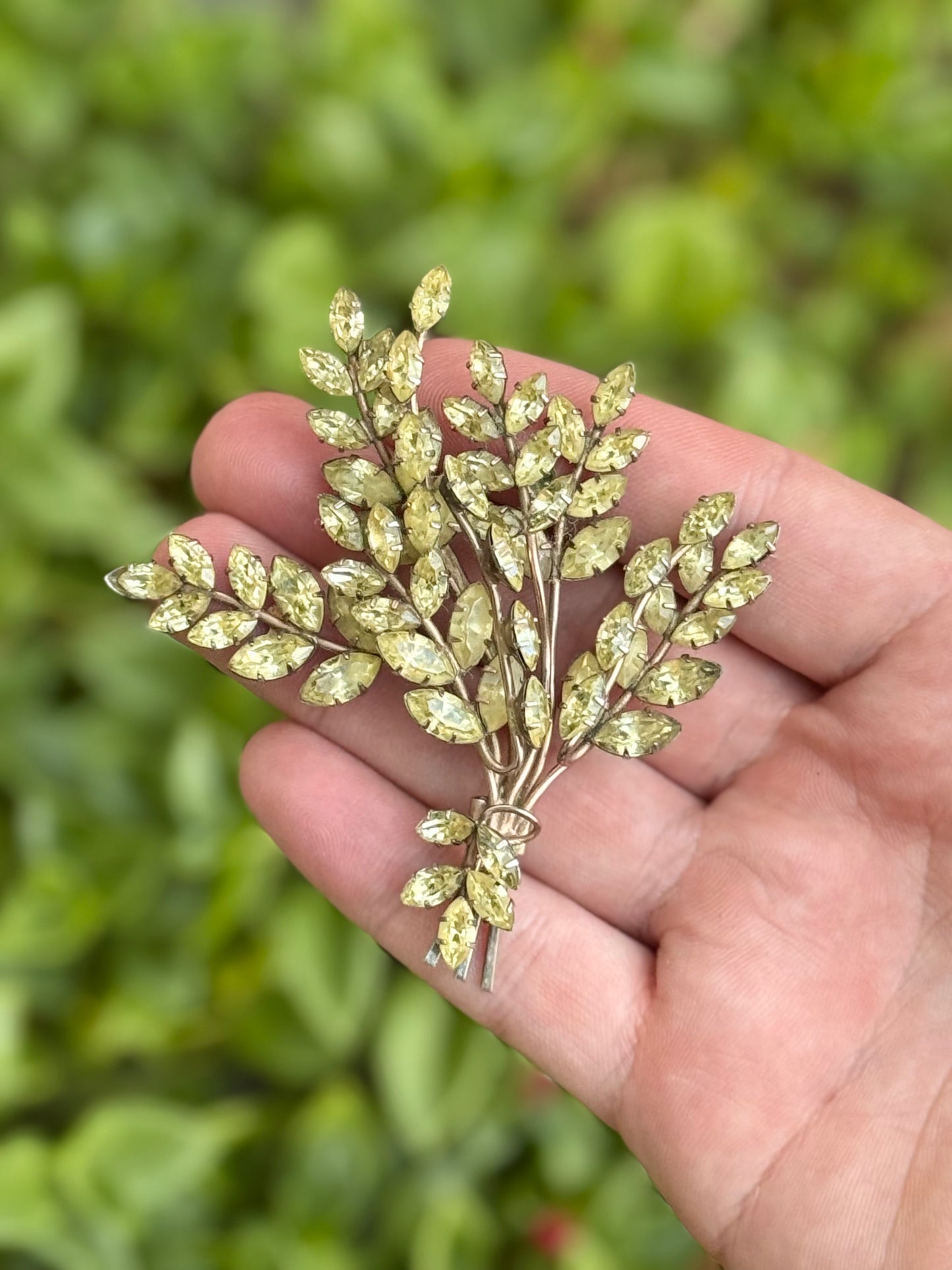 Fern Spray brooch by Donald Simpson for Jewelcrest