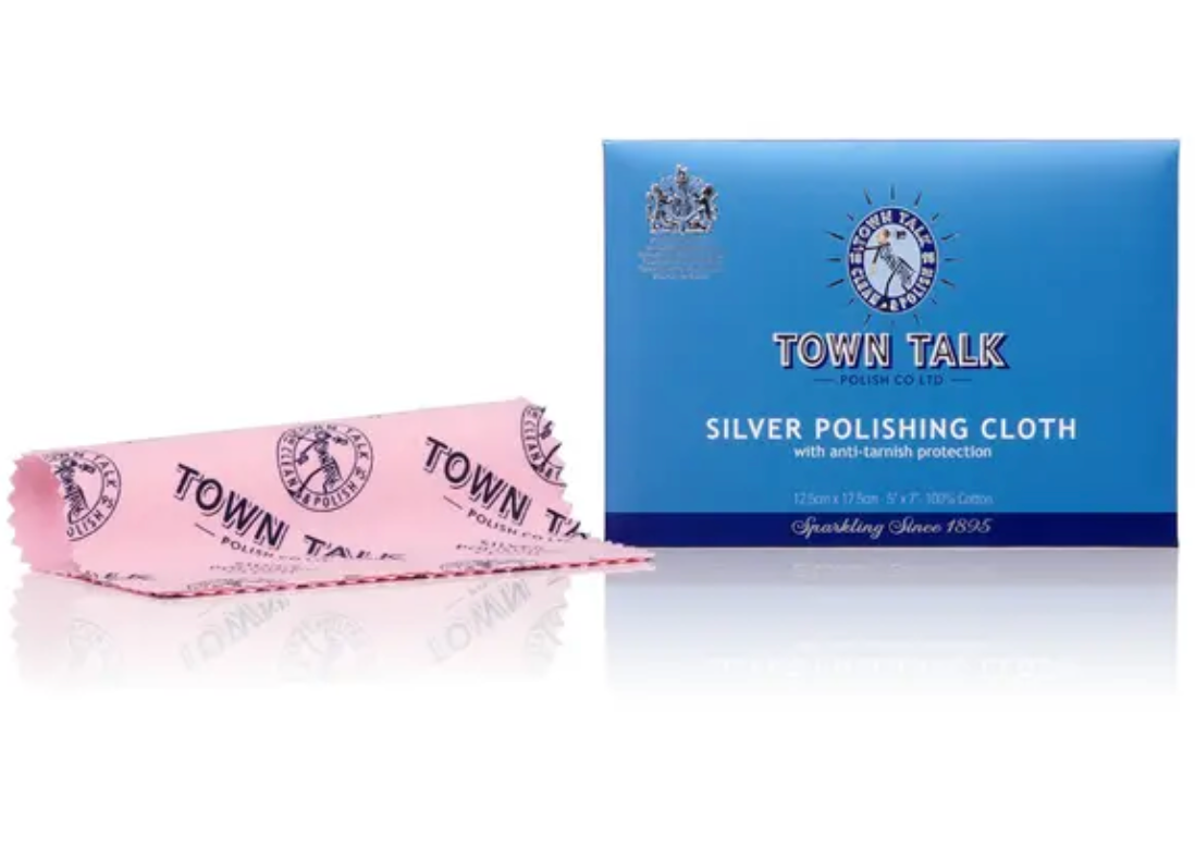 Town Talk Silver Polishing Cloth | Large 30 x 45 CM
