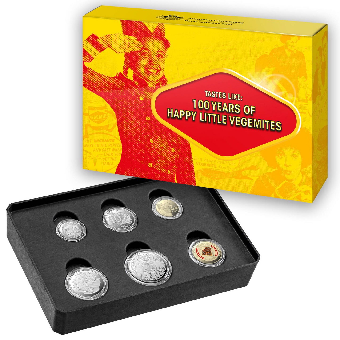 2023 Vegemite Centenary Six-Coin Proof Year Set