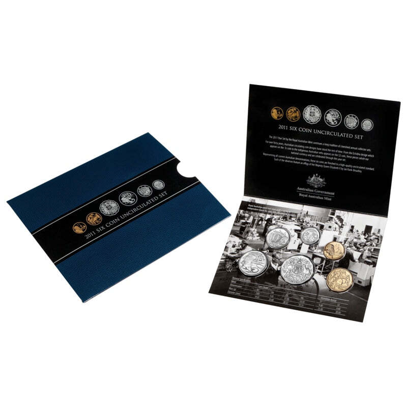 2011 Royal Australian Mint Six-Coin Uncirculated Mint Set