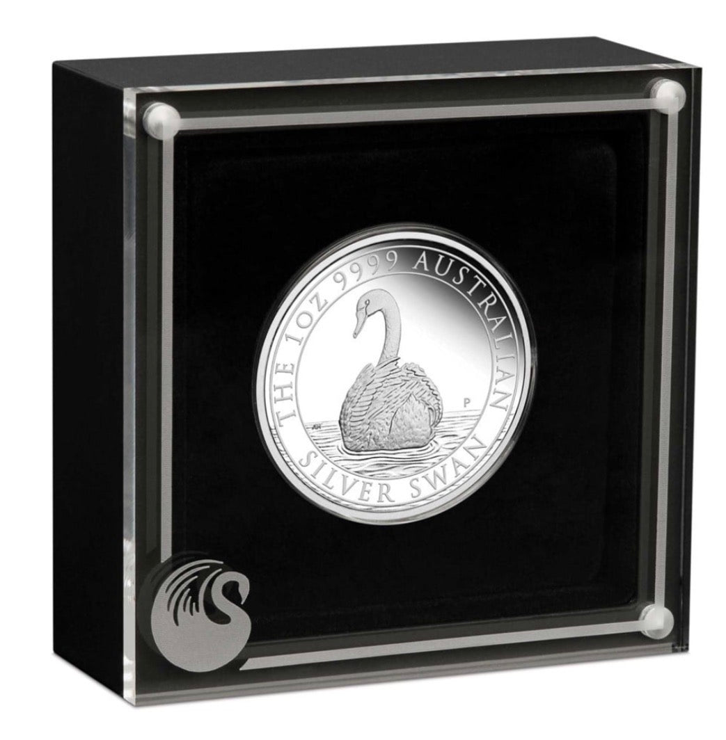 2023 $1 Australian Swan 1oz Silver Proof Coin | Boxed with COA | Mintage 2,500