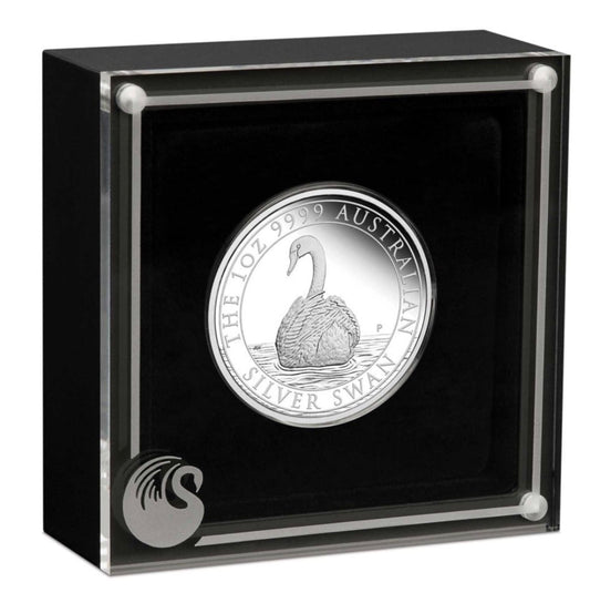 2023 $1 Australian Swan 1oz Silver Proof Coin | Boxed with COA | Mintage 2,500