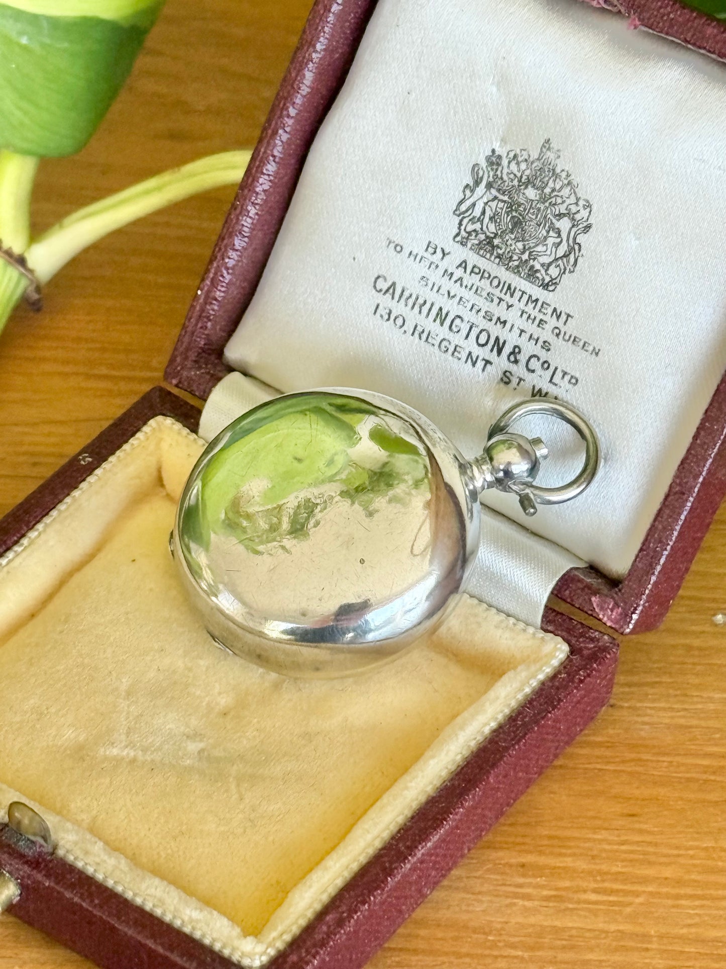 Hallmarked Silver Full Sovereign Case | Pendant Charm 1909 Birmingham