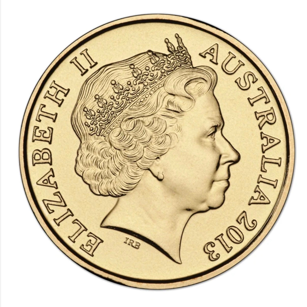 2013 $2 Queen Elizabeth II Coronation 60th Anniversary Coloured Coin – Circulated in Capsule