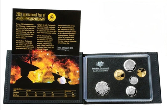 2009 Royal Australian Mint Six Coin Proof Set - International Year of Astronomy