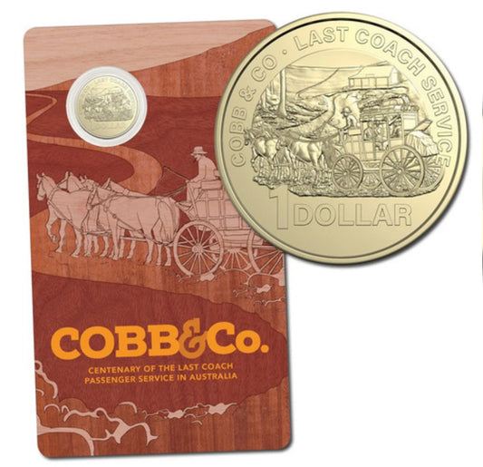 2024 Cobb & Co $1 Coin on Card | Royal Australian Mint