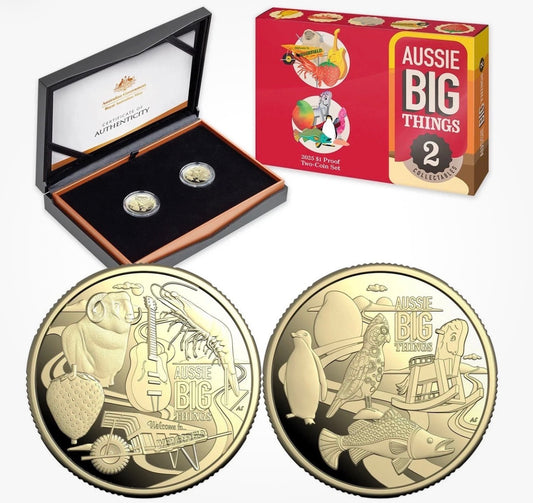 2025 Aussie Big Things 2 Proof Two Coin Set