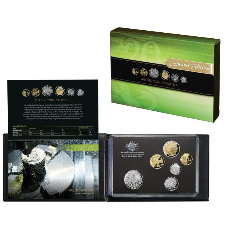 2013 Royal Australian Mint Six-Coin Proof Year Set