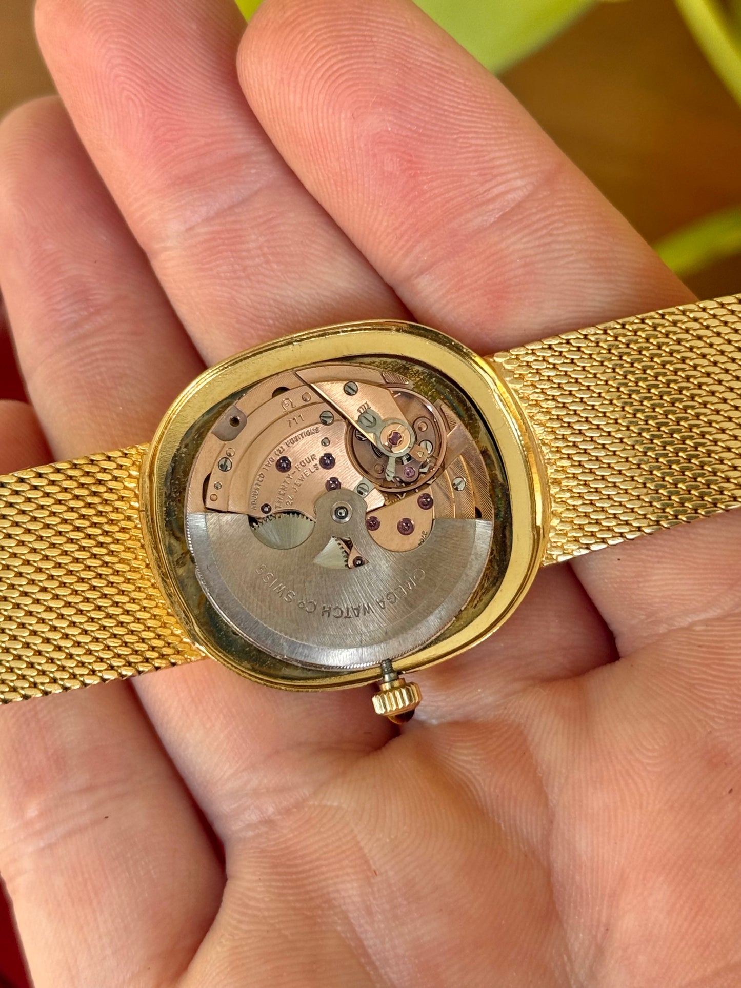 Omega De Ville | Solid 18ct Gold watch and band, vintage 1970’s