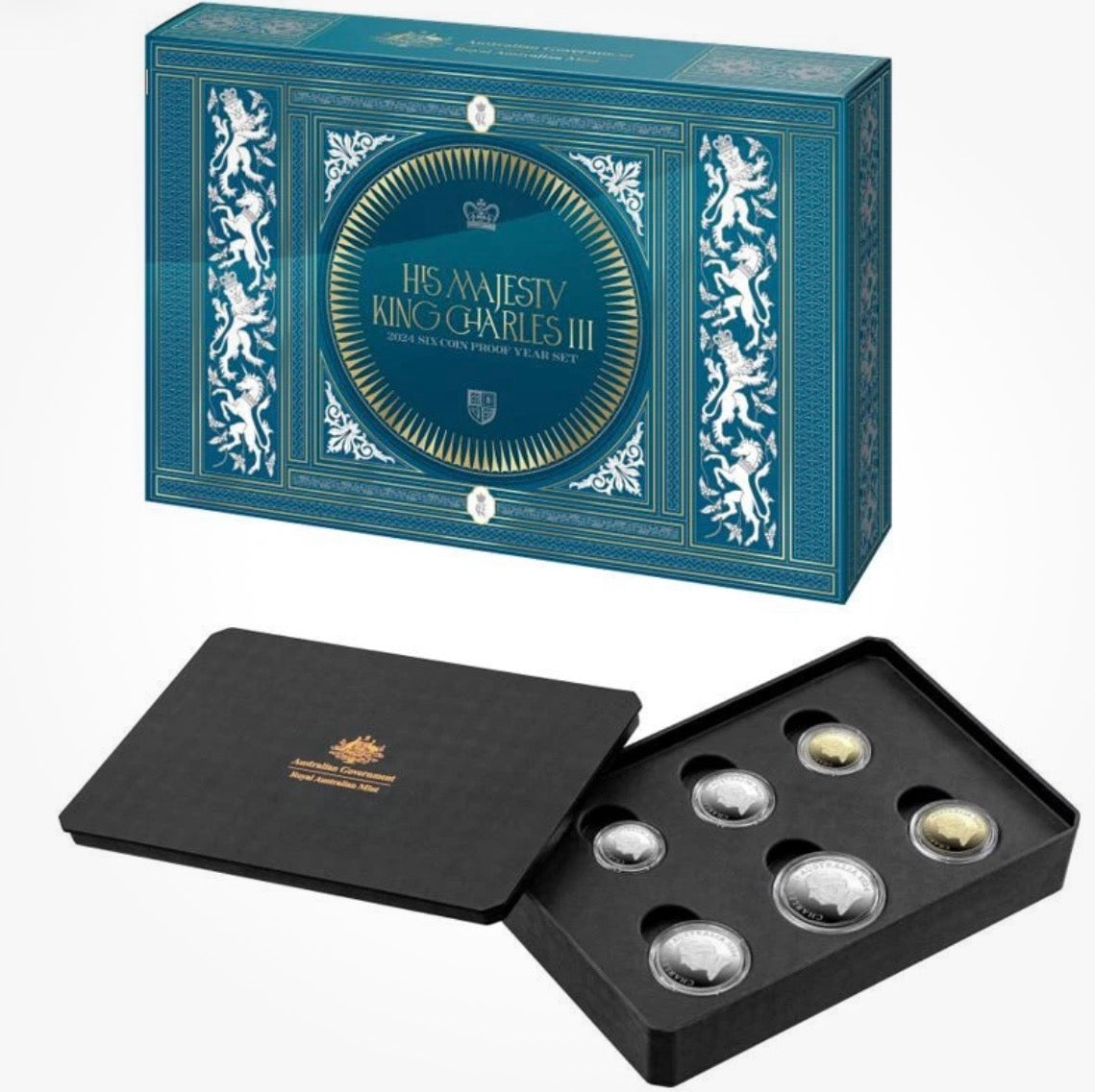 2024 Six Coin Proof Set – His Majesty King Charles III | Royal Australian Mint
