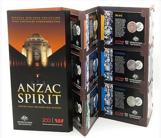 2018 Anzac Spirit Complete 15-Coin Collection in Album