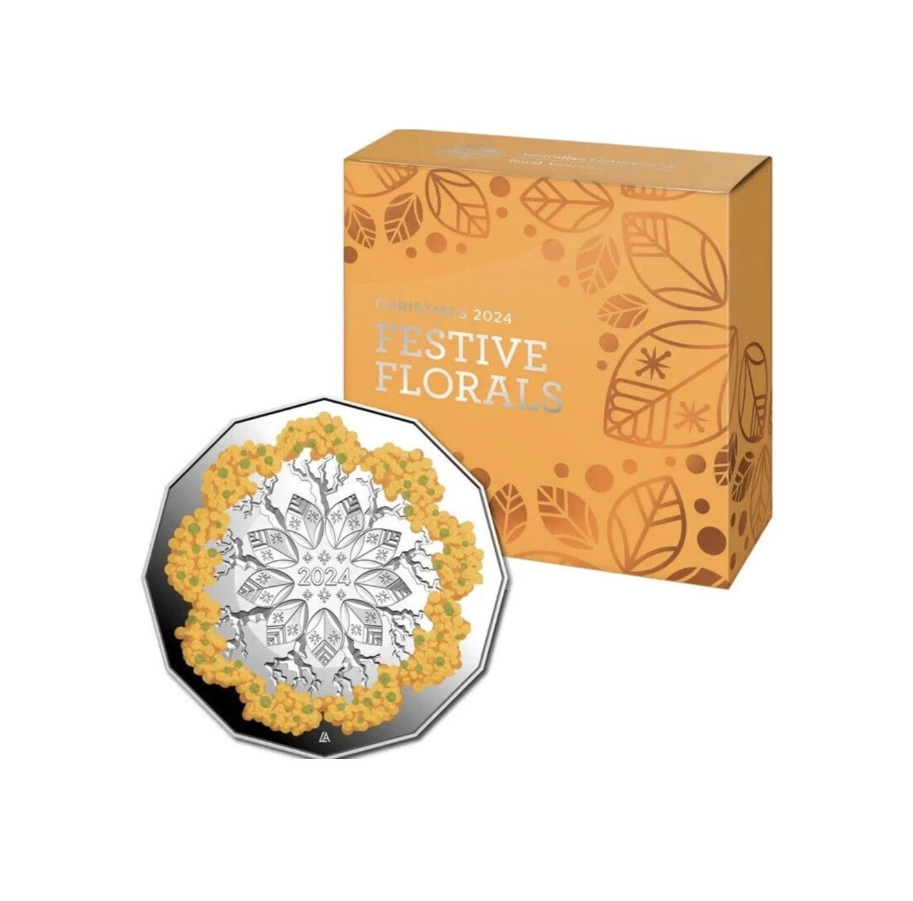 2024 Royal Australian Mint Festive Florals 50 Cent Silver Proof Coin