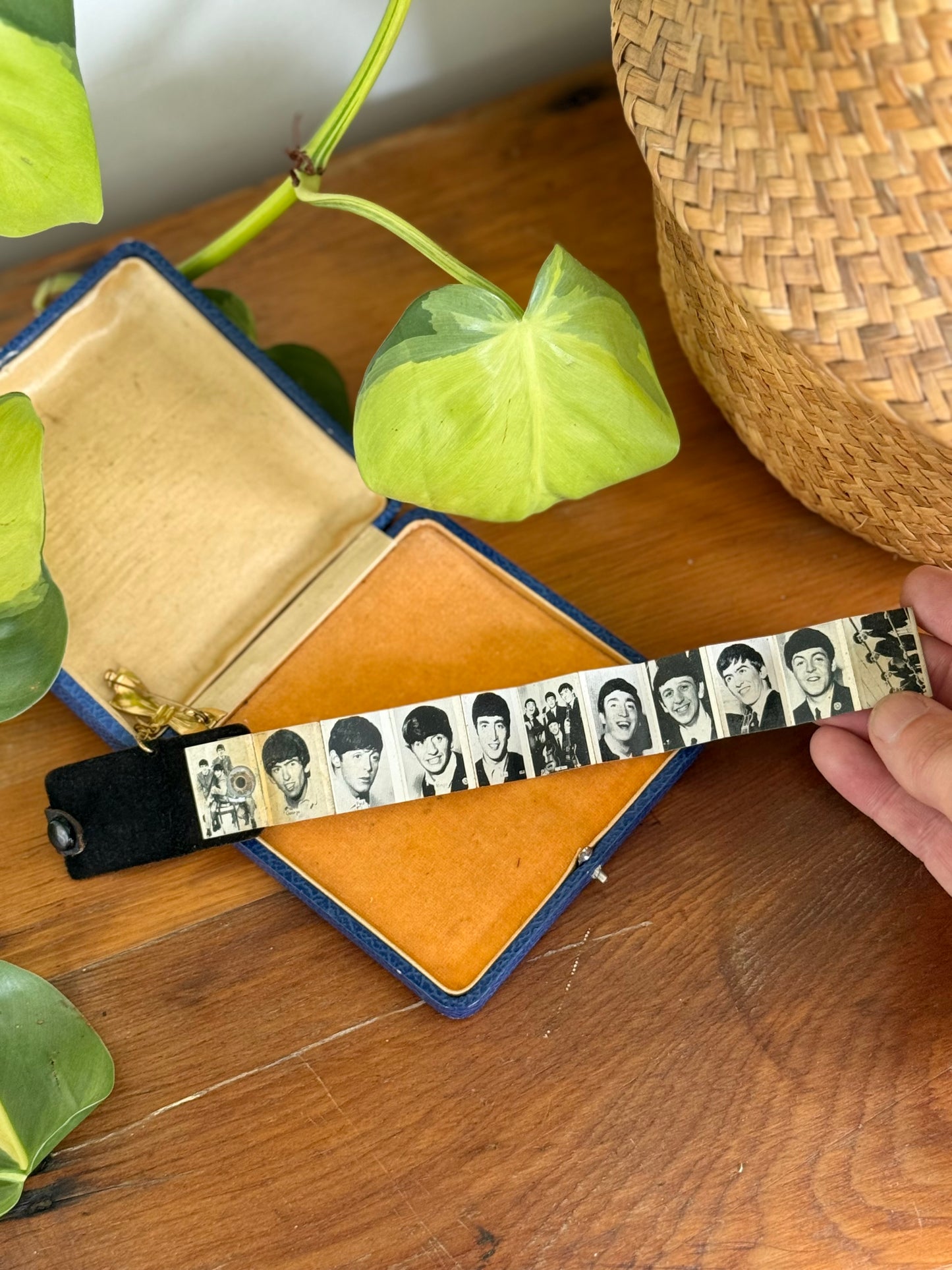 Beatles 1964 Photo Album Brooch Pin – Complete with 11 Original Photos – England